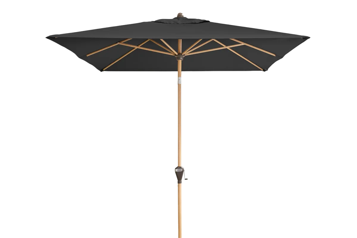 Alu wood ultra parasoll med vev och tilt 300 x 200 cm - Bild 3