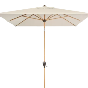 Alu wood ultra parasoll med vev och tilt 300 x 200 cm