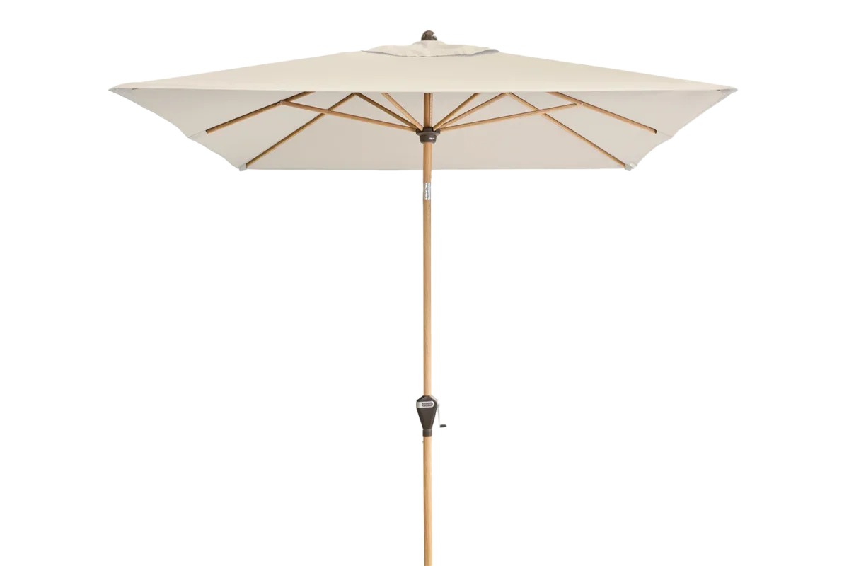 Alu wood ultra parasoll med vev och tilt 300 x 200 cm - Bild 2