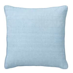 Luxury light linne kuddfodral med sydd kant 50 x 50 cm