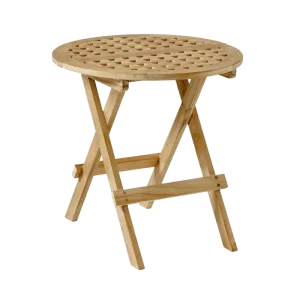 Kreta teak sidobord Ø50 cm