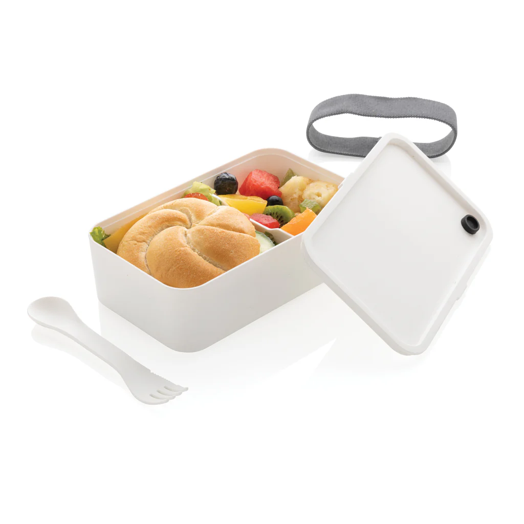 PP lunchlåda med skedgaffel - Bild 9