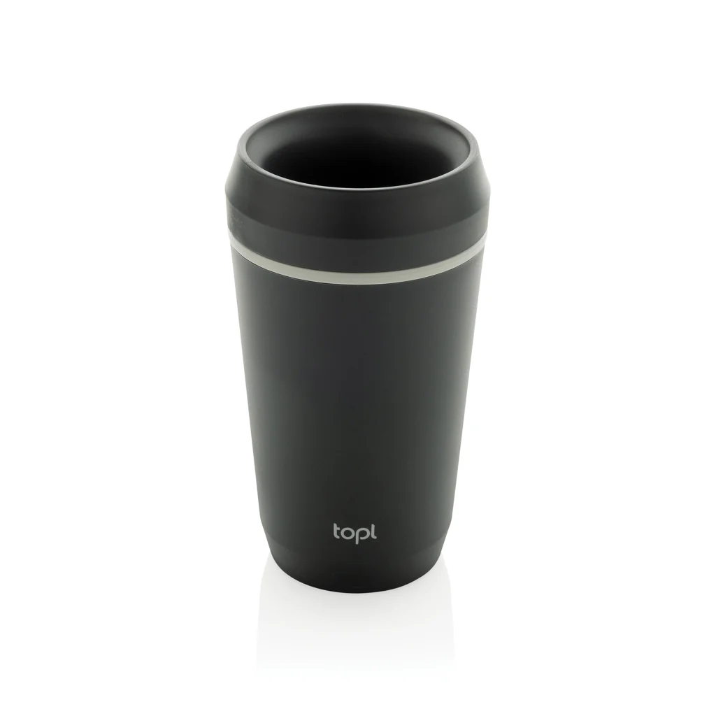 Topl To Go-glas av återvunnen plast Patenterat 360-lock 354 - Bild 3