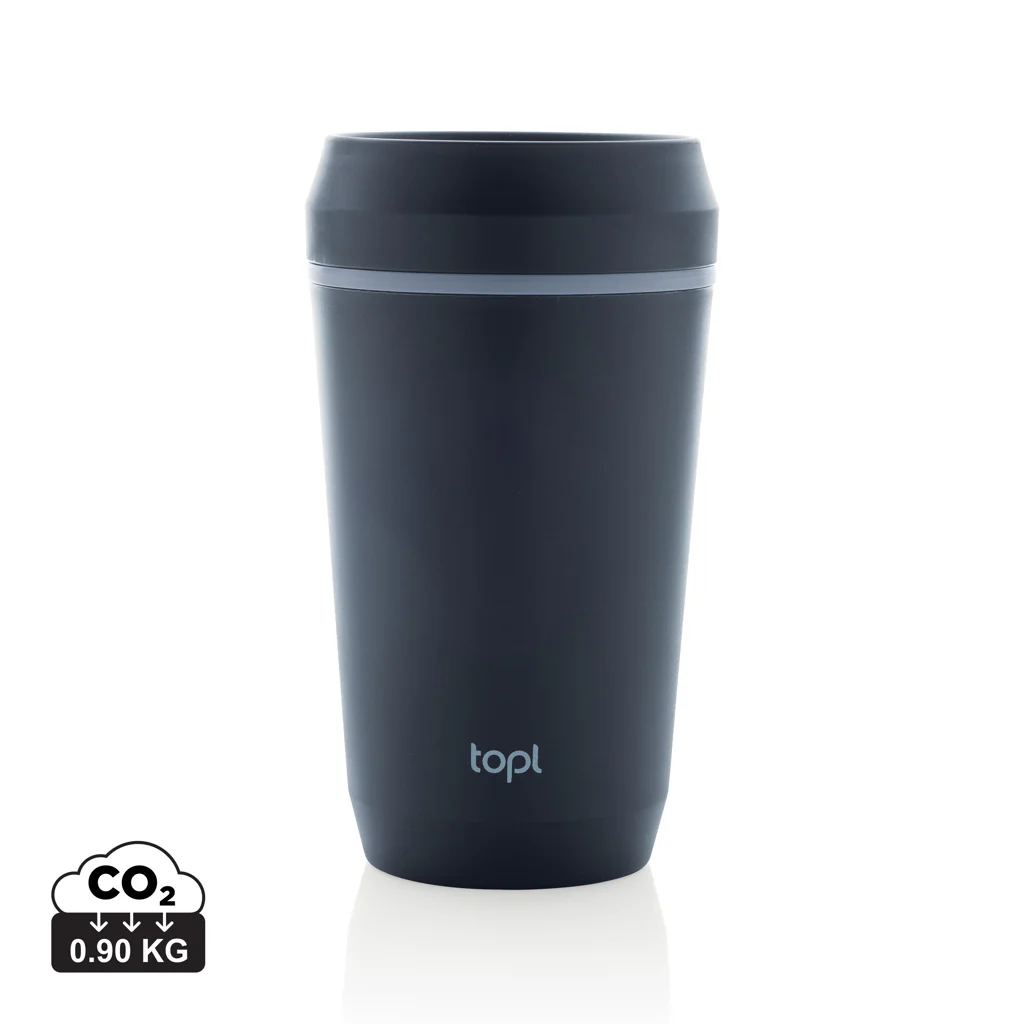 Topl To Go-glas av återvunnen plast Patenterat 360-lock 354 - Bild 6