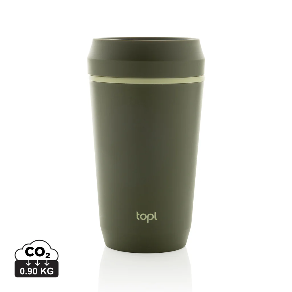 Topl To Go-glas av återvunnen plast Patenterat 360-lock 354 - Bild 9