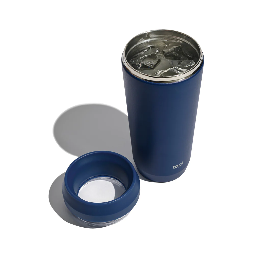 Topl To Go-glas i återvunnet stål Patenterat 360-lock 354 ml - Bild 7