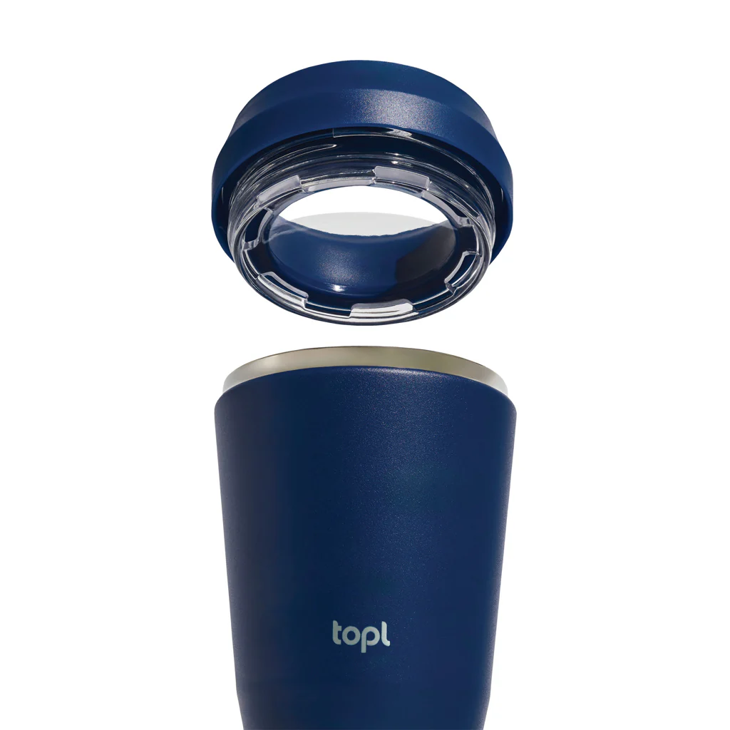 Topl To Go-glas i återvunnet stål Patenterat 360-lock 354 ml - Bild 9