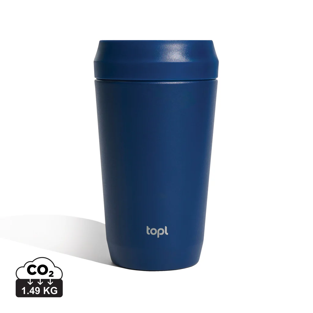 Topl To Go-glas i återvunnet stål Patenterat 360-lock 354 ml - Bild 5