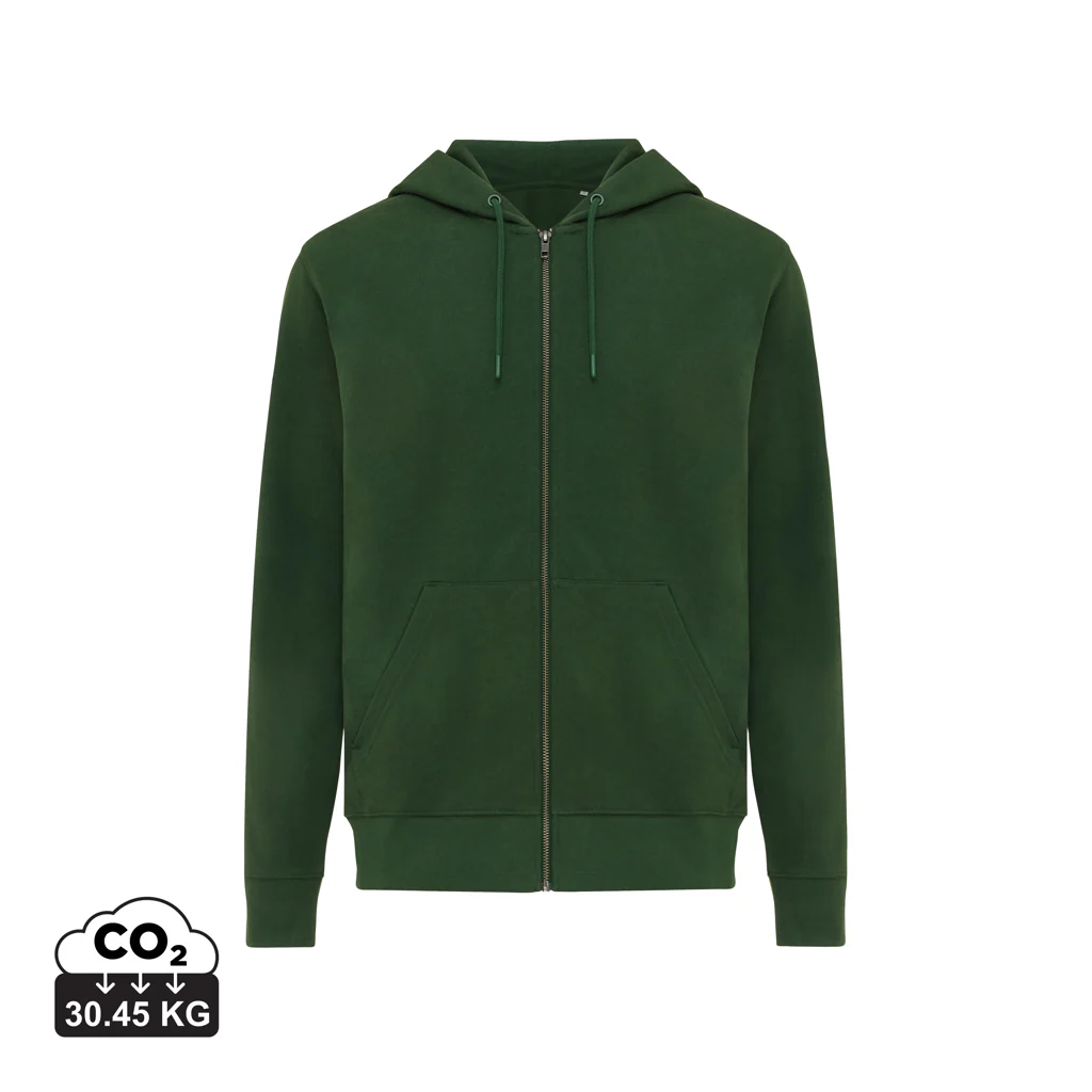 IQONIQ Abisko hoodie med dragkedja i återvunnen bomull - Vibrant Colors