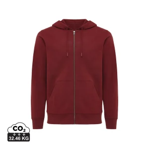 IQONIQ Abisko hoodie med dragkedja i återvunnen bomull - Natural Colors