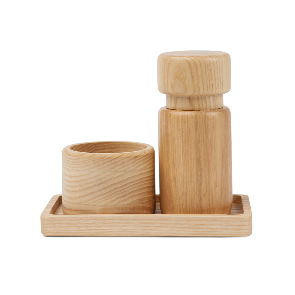 VINGA Retro FSC® askträ salt & peppar set - Bild 3